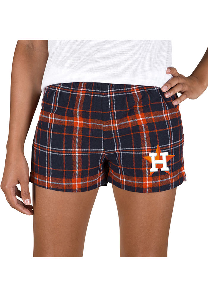 New Era Houston Astros Womens Orange Far Out Triblend V Short