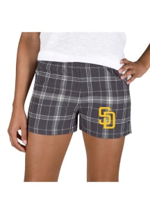 Concepts Sport San Diego Padres Womens Grey Ultimate Flannel Shorts