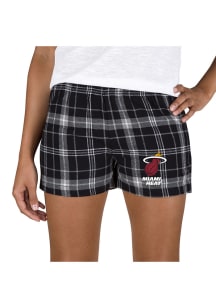 Concepts Sport Miami Heat Womens Grey Ultimate Flannel Shorts