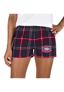 Concepts Sport Montreal Canadiens Womens Red Ultimate Flannel Shorts