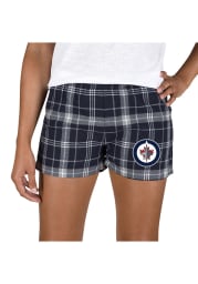 Winnipeg Jets Womens Grey Ultimate Flannel Shorts