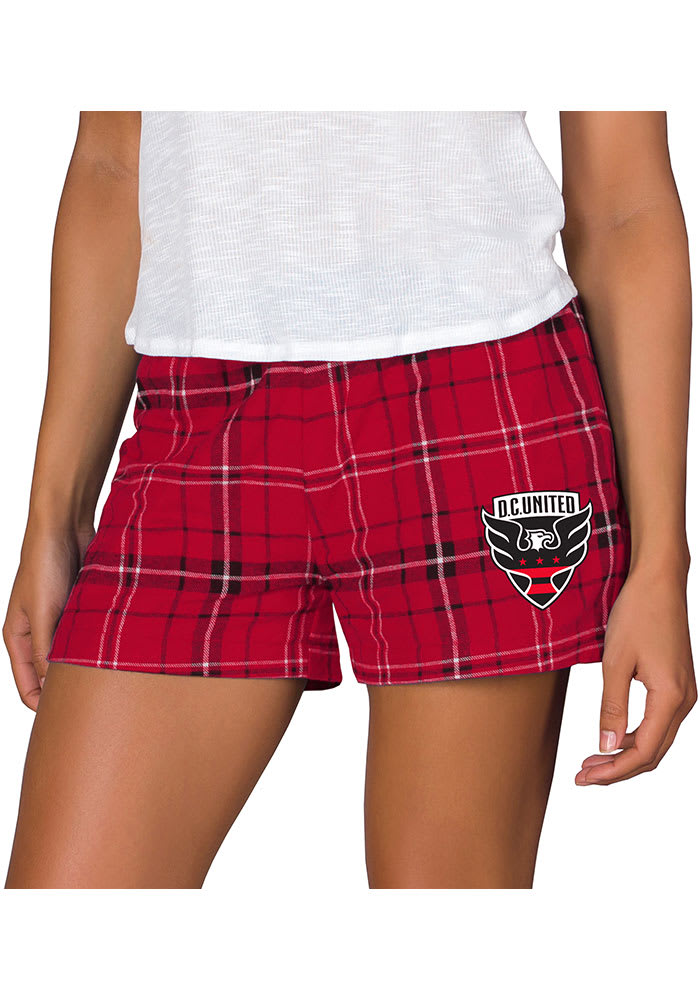 DC United Womens Black Ultimate Flannel Shorts