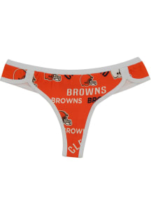Cleveland Browns Womens Orange Flagship Underwear