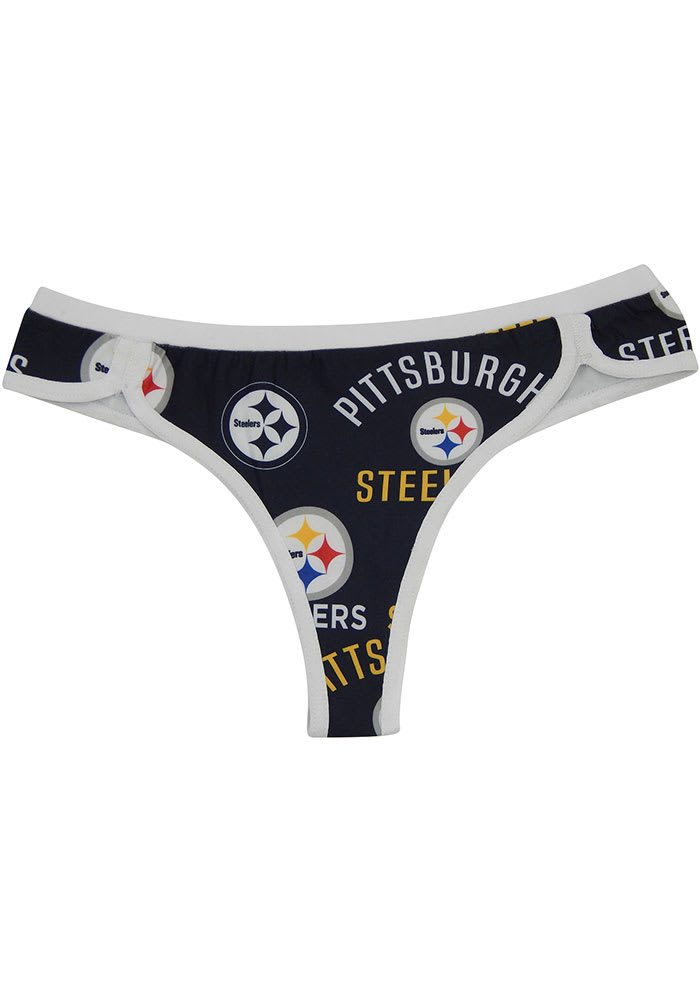 Pittsburgh Steelers Womens Black Flagship Underwear