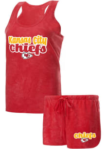 Kansas City Chiefs Womens Red Billboard Classic PJ Set