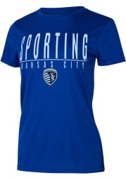 Sporting Kansas City Womens Blue MARATHON Short Sleeve T-Shirt