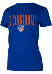 FC Cincinnati Womens Blue MARATHON Short Sleeve T-Shirt