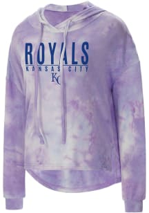 Kansas City Royals Womens Lavender Composite Hooded Sweatshirt