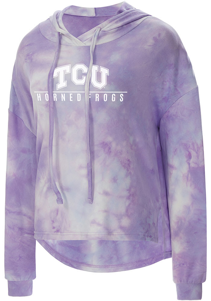 TCU Horned Frogs Womens Lavender Composite Hooded Sweatshirt