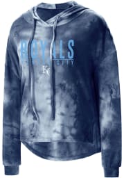 Kansas City Royals Womens Navy Blue Composite Hooded Sweatshirt