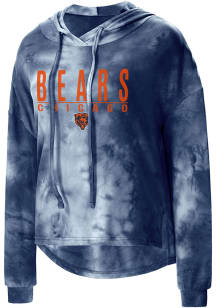Chicago Bears Womens Navy Blue Composite Hooded Sweatshirt