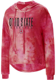 Ohio State Buckeyes Womens Red Composite Hooded Sweatshirt