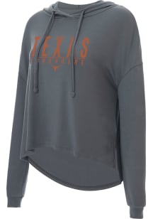 Texas Longhorns Womens Charcoal Composite Hooded Sweatshirt