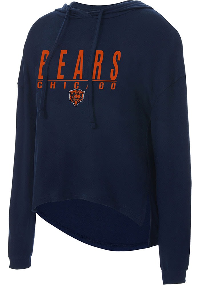 Chicago Bears Womens Soft Hood, Navy Blue