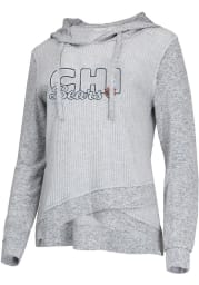 Chicago Bears Womens Grey Venture Hooded Sweatshirt