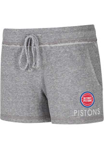 Detroit Pistons Womens Grey Mainstream Shorts