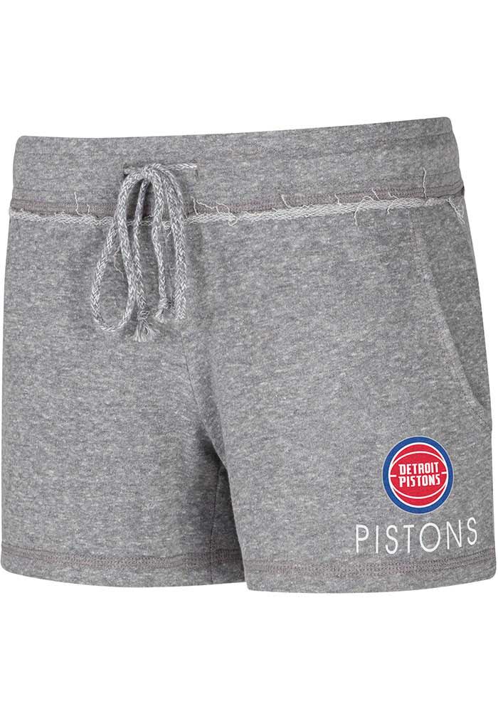 Detroit Pistons Womens Grey Mainstream Shorts