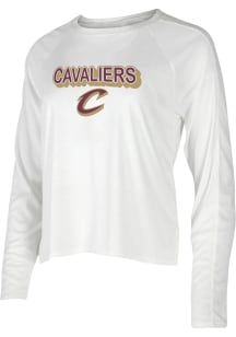 Cleveland Cavaliers Womens White Gable Loungewear Sleep Shirt