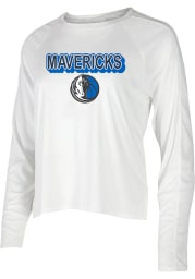 Dallas Mavericks Womens White Gable Loungewear Sleep Shirt