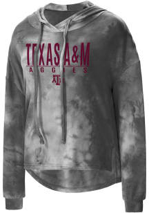 Texas A&amp;M Aggies Womens Charcoal Composite Hooded Sweatshirt