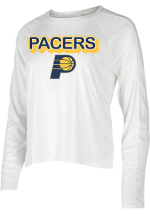 Indiana Pacers Womens White Gable Loungewear Sleep Shirt