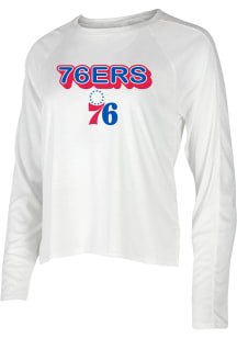 Philadelphia 76ers Womens White Gable Loungewear Sleep Shirt