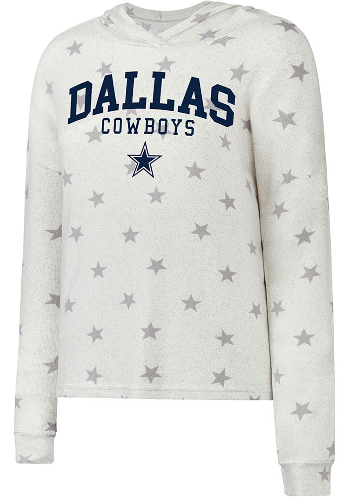 New Era / Women's Dallas Cowboys Space Dye Crop Navy Long Sleeve Shirt