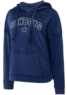 Dallas Cowboys Womens Navy Blue Intermission Hooded Sweatshirt