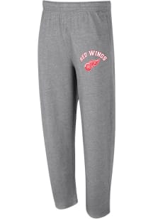 Detroit Red Wings Mens Grey Mainstream Fashion Sweatpants
