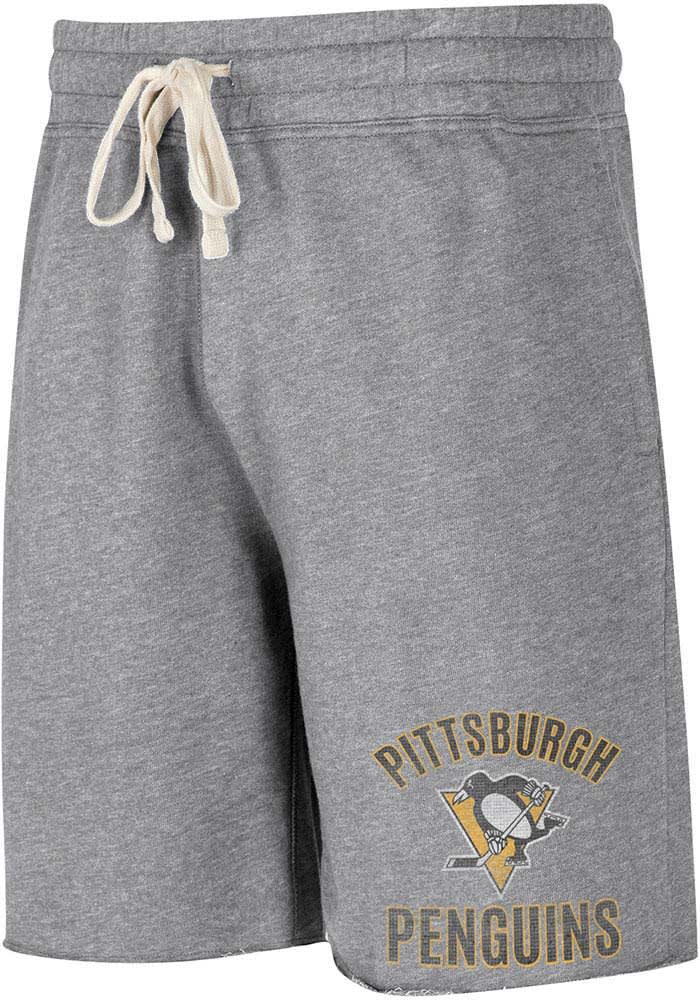 Pittsburgh Penguins Mens Grey Mainstream Shorts