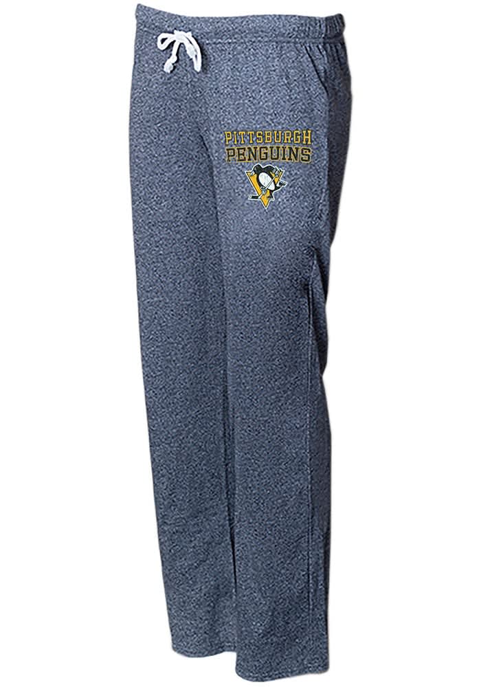 Pittsburgh Penguins Womens Charcoal Pitt Penguins Quest Lounge Pants