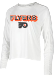 Philadelphia Flyers Womens White Gable Loungewear Sleep Shirt