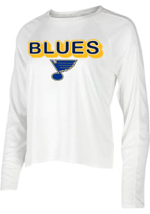 St Louis Blues Womens White Gable Loungewear Sleep Shirt