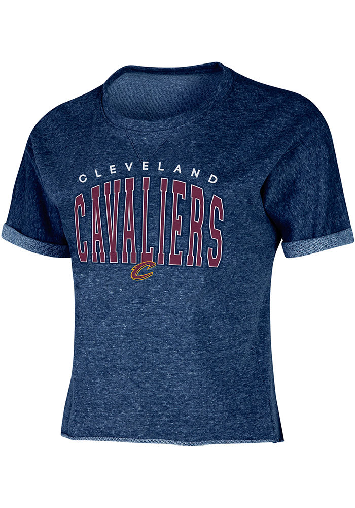Cleveland Cavaliers Womens Navy Blue Mainstream Short Sleeve T-Shirt