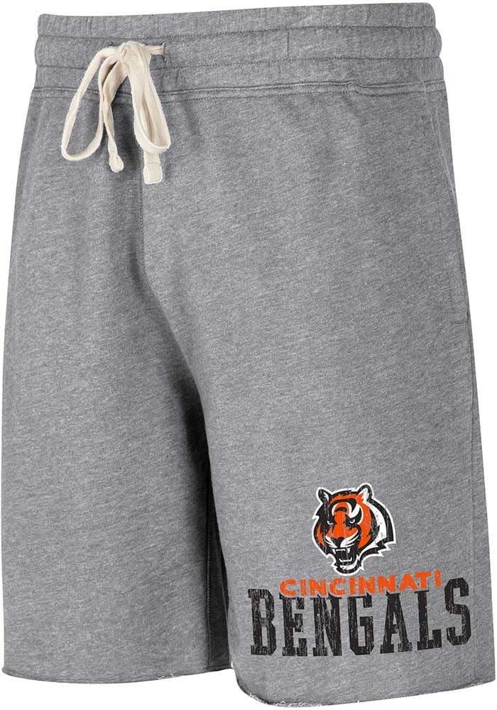 Cincinnati Bengals Mens Grey Mainstream Logo Shorts