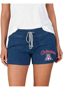 Concepts Sport Arizona Wildcats Womens Navy Blue Mainstream Terry Shorts