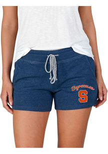 Concepts Sport Syracuse Orange Womens Navy Blue Mainstream Terry Shorts