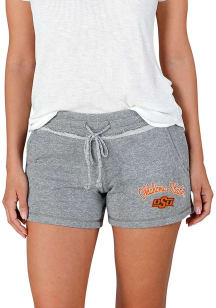 Concepts Sport Oklahoma State Cowboys Womens Grey Mainstream Terry Shorts