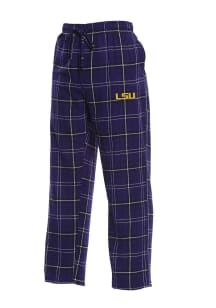 LSU Tigers Mens Purple Ultimate Plaid Sleep Pants