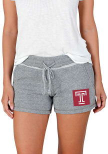 Concepts Sport Temple Owls Womens Grey Mainstream Terry Shorts