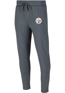 Pittsburgh Steelers Mens Charcoal POWERPLAY Fashion Sweatpants