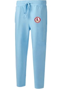 St Louis Cardinals Mens Light Blue Powerplay Fashion Sweatpants