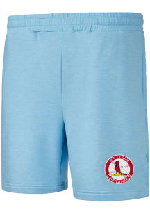 St Louis Cardinals Mens Light Blue Powerplay Shorts