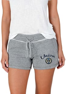 Concepts Sport Philadelphia Union Womens Grey Mainstream Terry Shorts