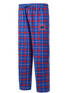 Chicago Cubs Mens Blue Ledger Sleep Pants