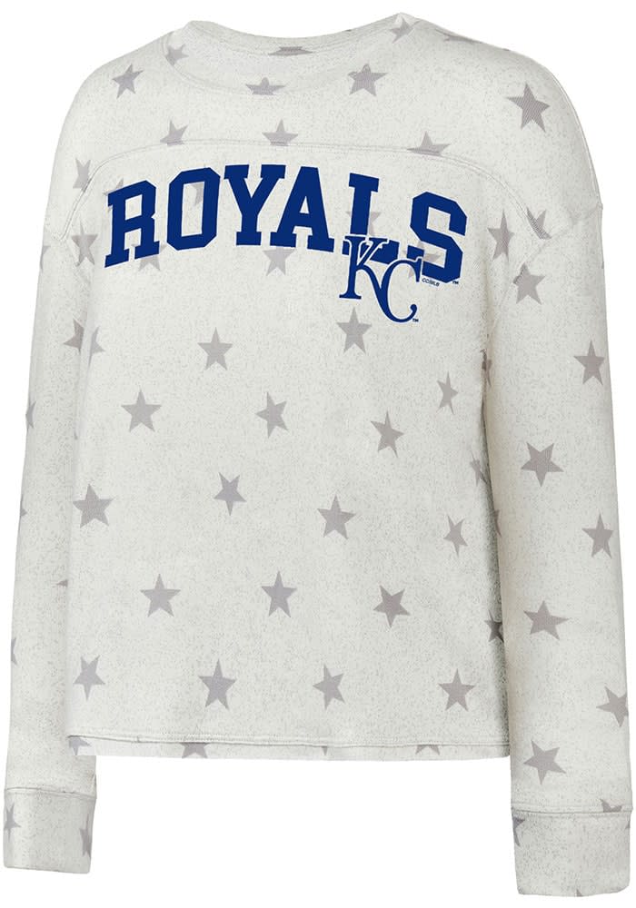 47 Kansas City Royals Womens White Encore Crew Sweatshirt