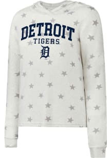 Detroit Tigers Womens White Agenda Hooded Sweatshirt