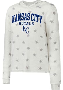 Kansas City Royals Womens White Agenda Hooded Sweatshirt
