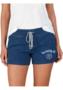 Concepts Sport New York City FC Womens Navy Blue Mainstream Terry Shorts