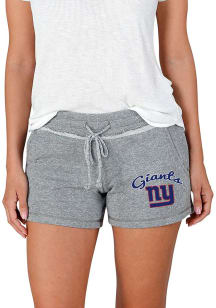 Concepts Sport New York Giants Womens Grey Mainstream Terry Shorts
